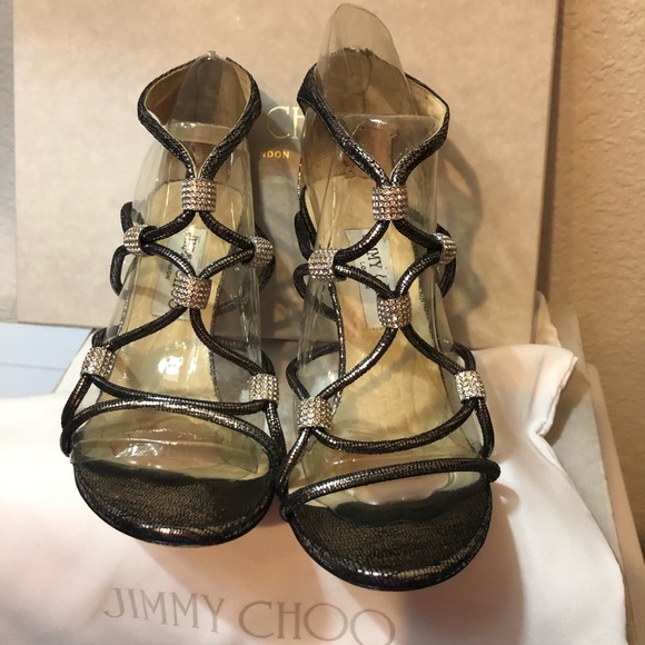 Jimmy Choo stiletto metallic - Picture 5 of 9